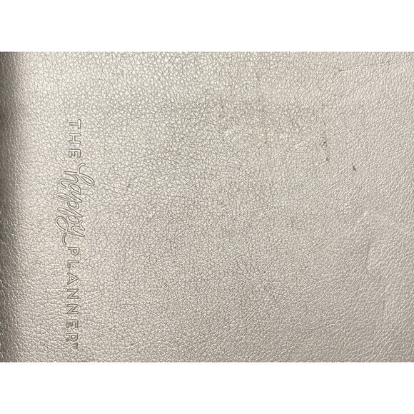 Happy Planner Gold Faux Leather Hot Pink Inside 11”x12” For 8x11 Planner - Picture 7 of 8